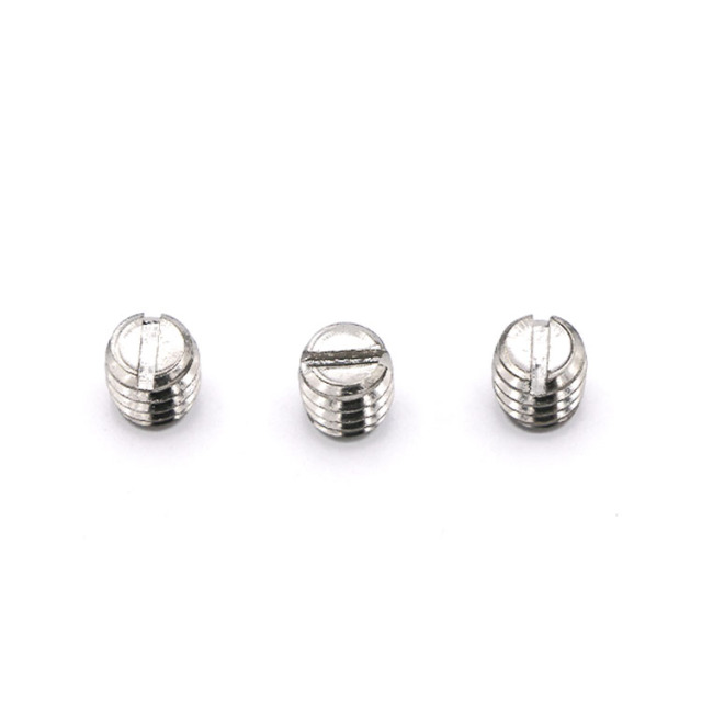 Stainless Steel Slotted Flat-End/Cup Point/ Cone Point Set Screws