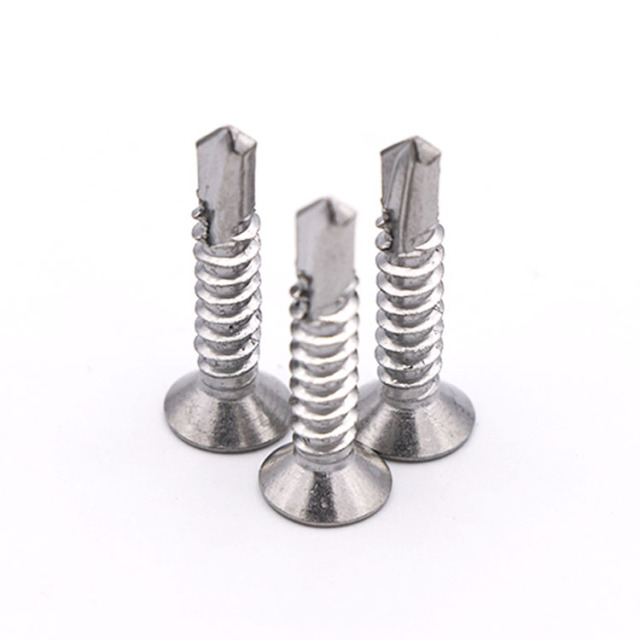 DIN7504P Stainless Steel 304 Cross Countersunk Head Self Drilling Screws