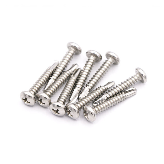 DIN7504N Stainless Steel 304 Cross Pan Head Self Drilling Screws