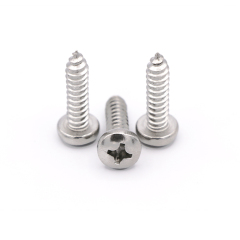 DIN7981 Stainless Steel 304 Cross Pan Head Self-tapping Screws