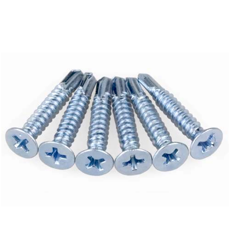 Customized Material DIN7504P Cross Countersunk Head Self Drilling Screws