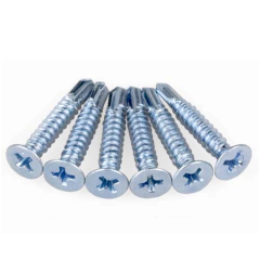 Customized Material DIN7504P Cross Countersunk Head Self Drilling Screws