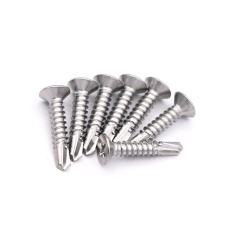 DIN7504P ST4.2 ST4.8 ST5.5  Stainless Steel 316 Cross Countersunk Head Self Drilling Screws