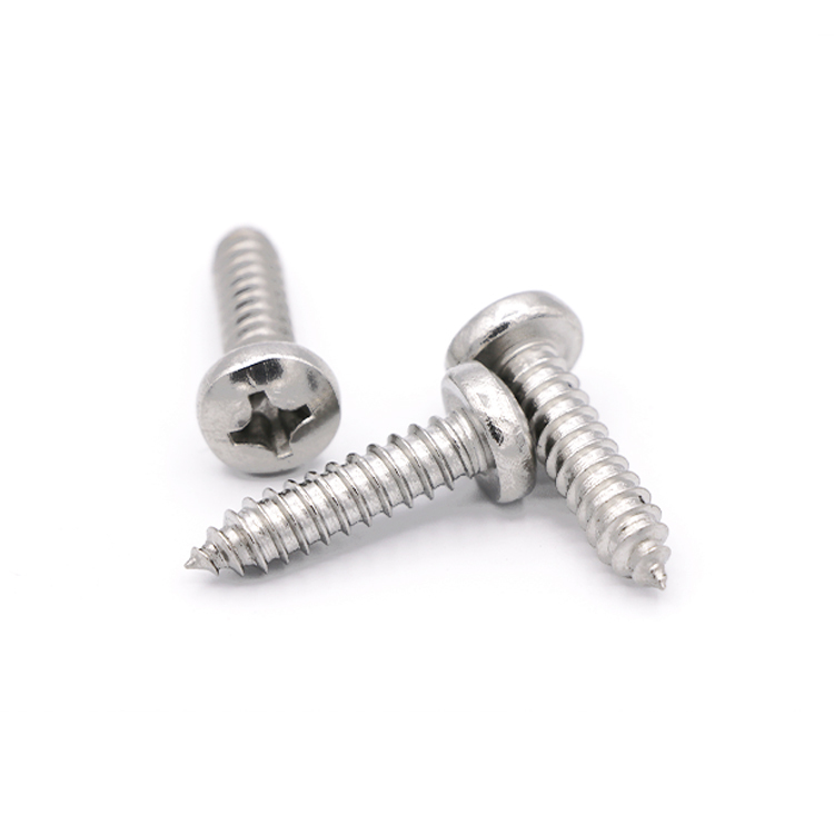 DIN7981 Stainless Steel 316 Phillip Pan Head Self-tapping Screws