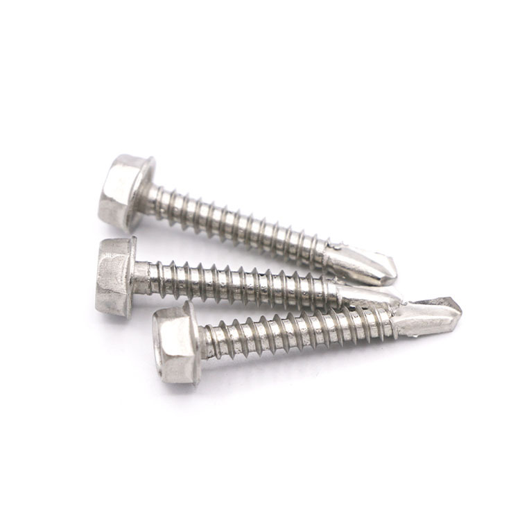 DIN7504K Stainless Steel 304 Hexagon Self Drilling Screws