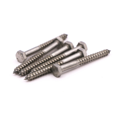 ANSI B18.2.1 Full-Thread/ Half-Thread Stainless Steel Hexagon Head Wood Screws