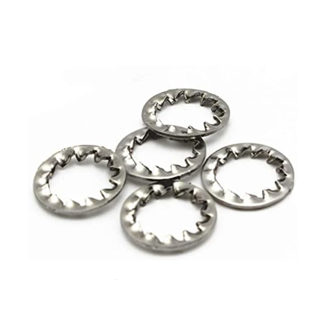 DIN 6798 (J) - 1988 Serrated Lock Washers—Type J With Internal Teeth