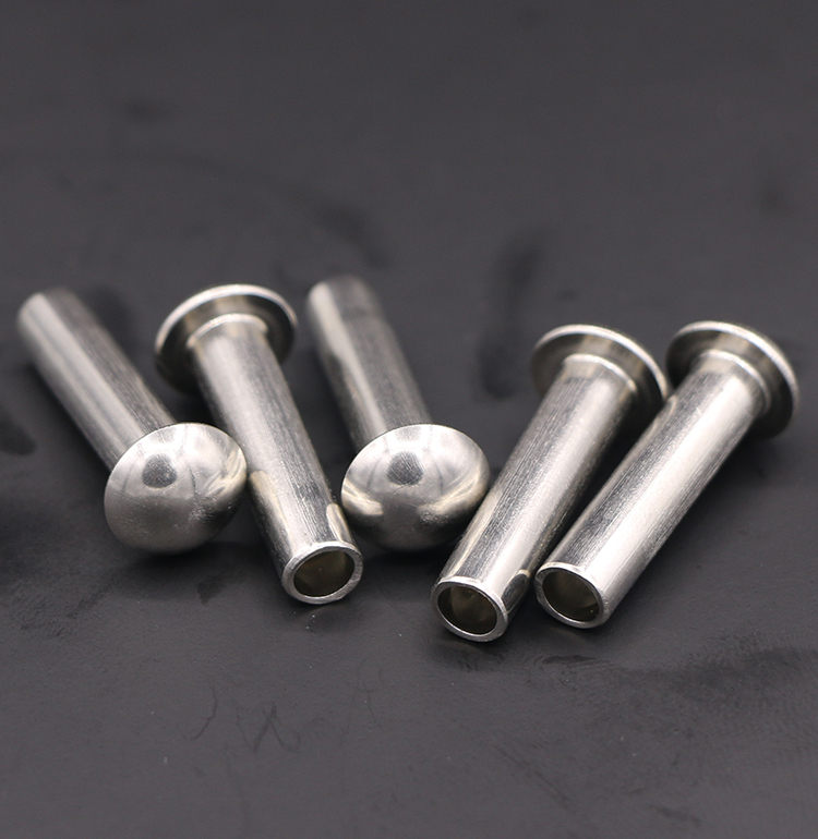 Stainless Steel Pan Flat Head Semi-hollow Rivets