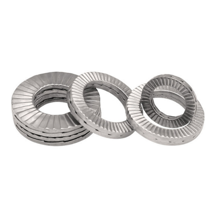 Stainless Steel DIN 25201 Double Fold Self-locking Washer