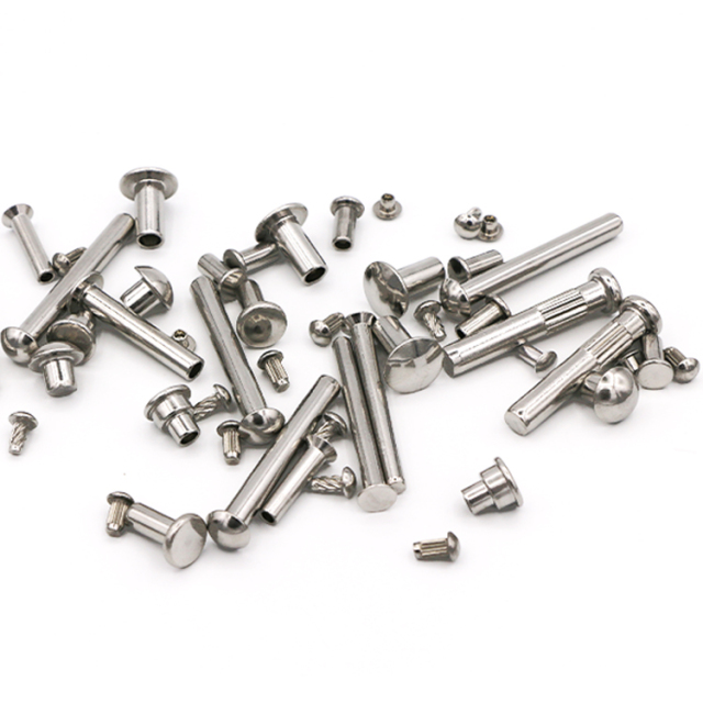 Customized Male and Female Flat Pan Head Metal Rivets