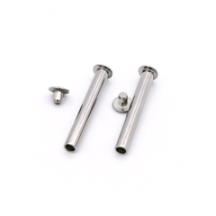 Male and Female Flat Pan Head Metal Rivets