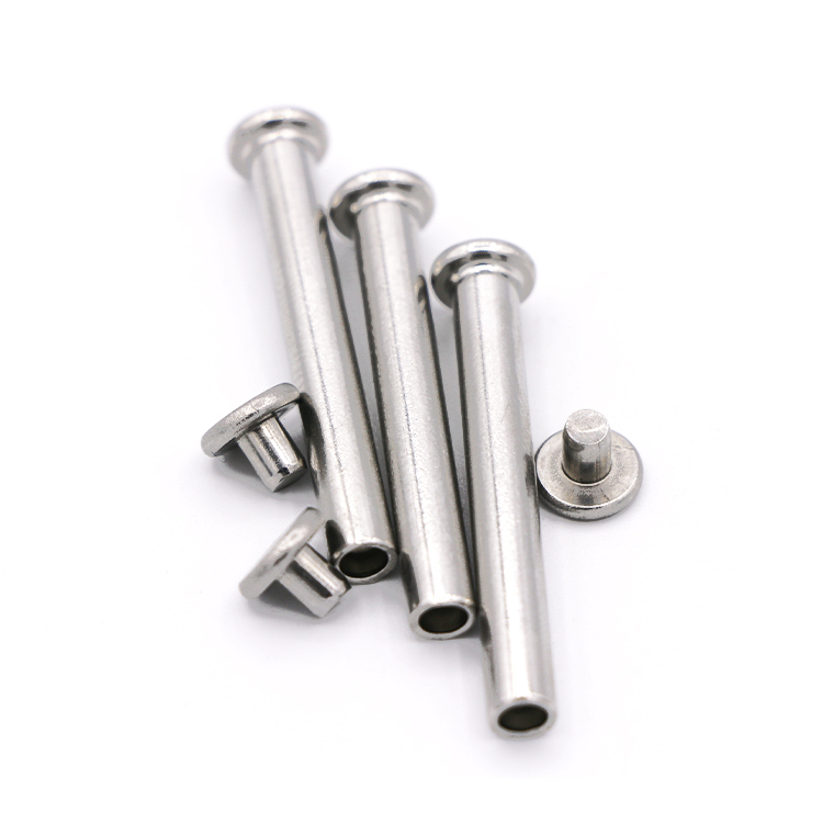 Male and Female Double Flat Head Metal Rivets