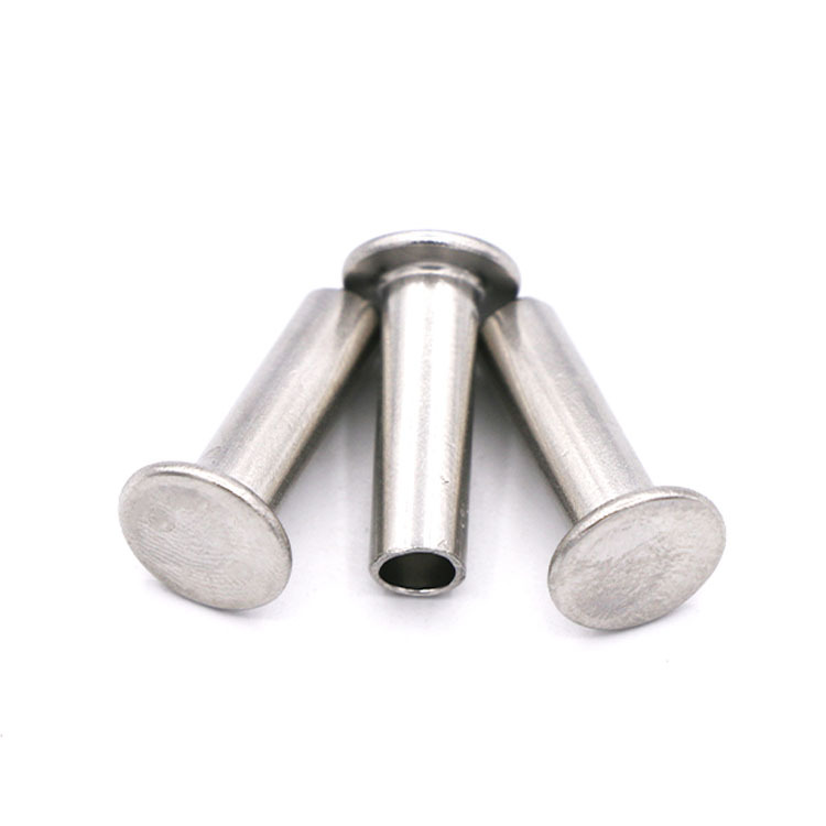 Customized Stainless Steel Flat Head Semi-tubular Rivets