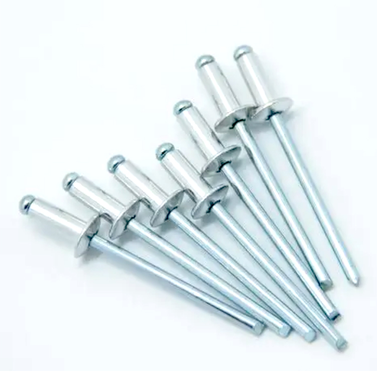 Opentype Pop Rivets Open Type Domed Head Full Aluminium or Aluminium-Steel Blind Pop Rivets