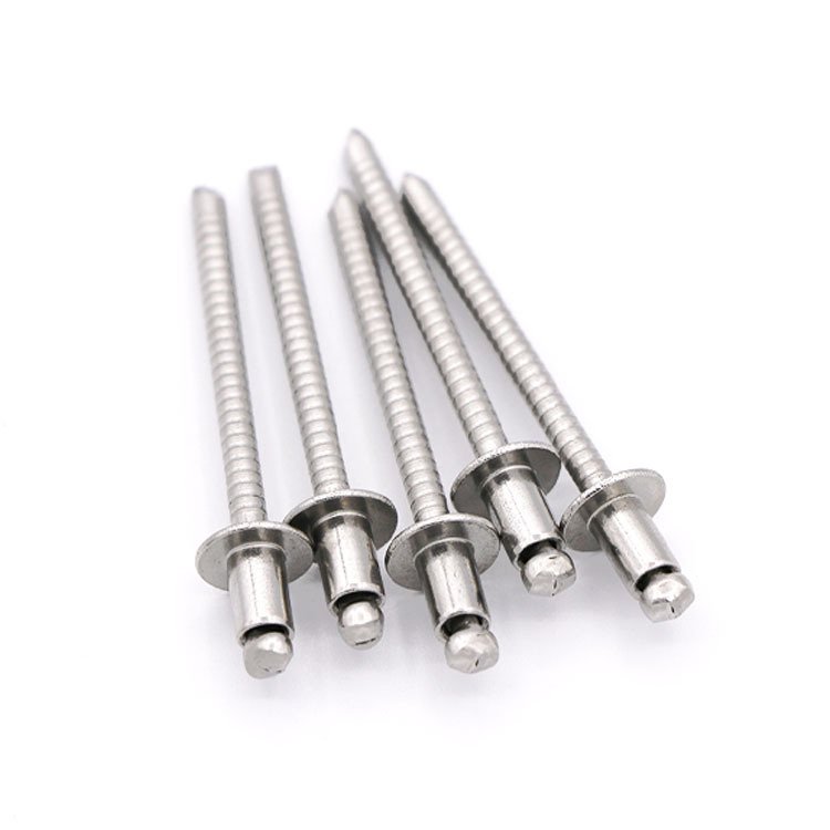 SS304+42A Open Type Domed Head Stainless Steel Blind Pop Rivets