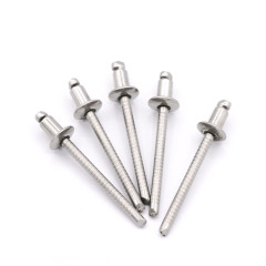 Pop Stainless Steel Blind Rivets Domed Head Open Blind Rivet
