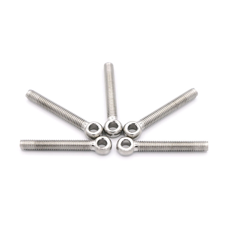 Antrader M5 Metric Ring Shape Lifting Eye Nut,6PCS 304 Stainless Steel