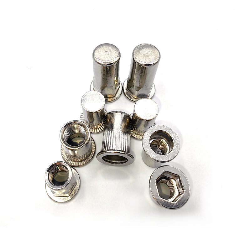 Flat Head Half Hex Blind Riveting Nuts