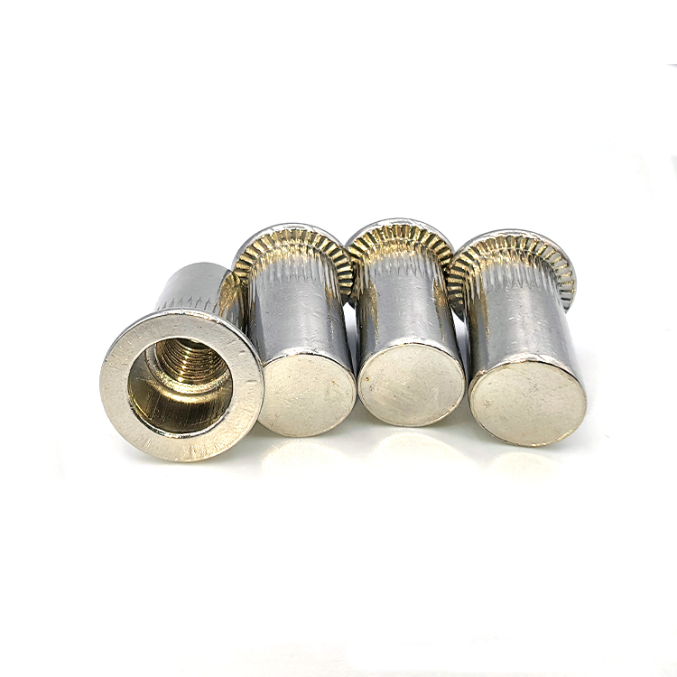 Flat Head Knurled Blind Riveting Nuts