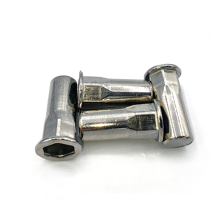 Flat Head Half Hex Blind Riveting Nuts