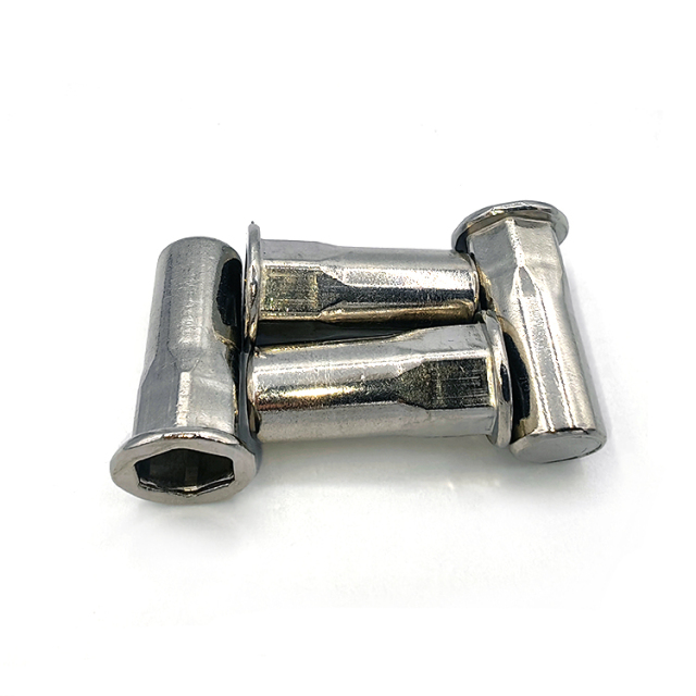 Flat Head Half Hex Blind Riveting Nuts