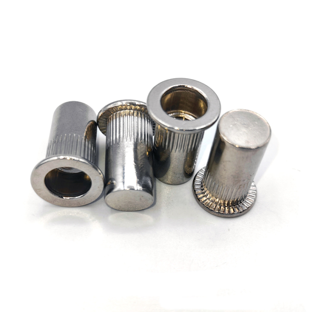 Flat Head Knurled Blind Riveting Nuts