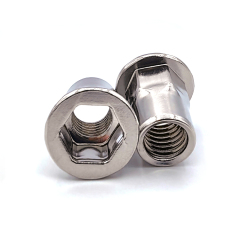 Flat Head Half Hex Riveting Nuts