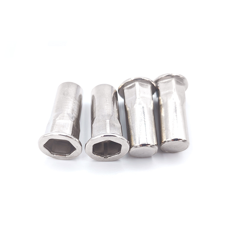 Flat Head Half Hex Blind Riveting Nuts