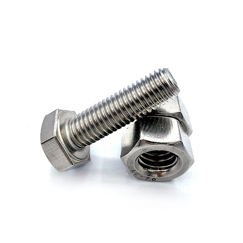 Stainless Steel D2-80 Full Thread Hexagon Bolts M3 M4 M5 M6 M8 M10 M12 M16