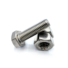 Stainless Steel D2-80 Full Thread Hexagon Bolts M3 M4 M5 M6 M8 M10 M12 M16