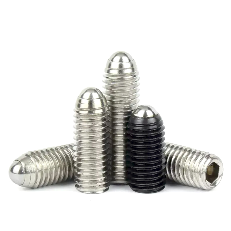 A2-70/Grade 12.9 Spring Ball Point Socket/Slotted Grub Screws Ball Plunger Set Screw Support Customize