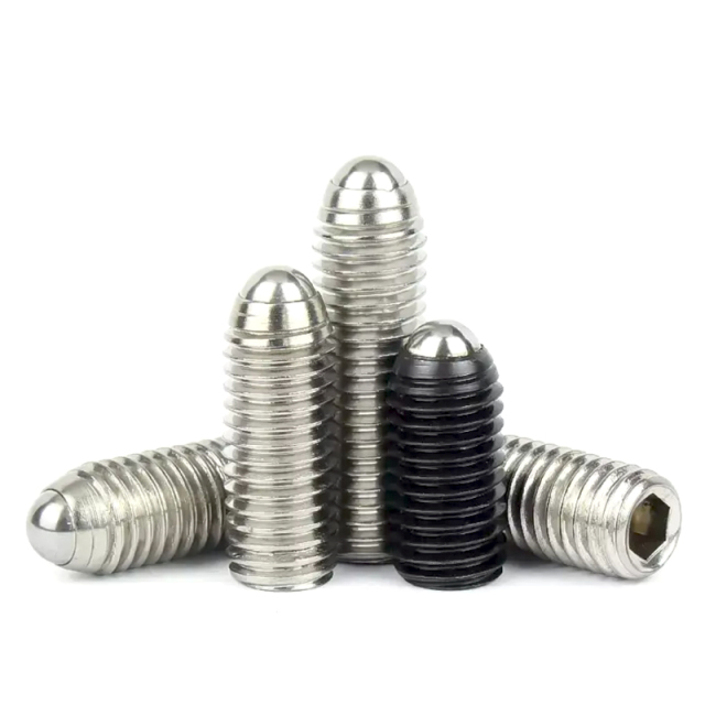 A2-70/Grade 12.9 Spring Ball Point Socket/Slotted Grub Screws Ball Plunger Set Screw Support Customize