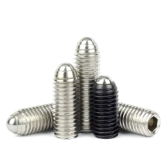 Alloy 12.9 Black Oxide Stainless Steel 304 Hex Socket Slotted Ball Point Plunger Bearing Grub Screw