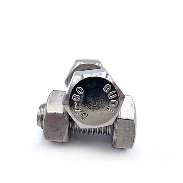 Stainless Steel D2-80 Full Thread Hexagon Bolts and Nuts set  M3 M4 M5 M6 M8 M10 M12 M16