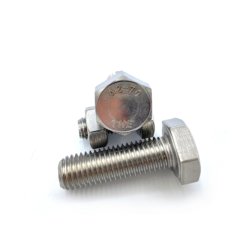 Stainless Steel D2-80 Full Thread Hexagon Bolts and Nuts set  M3 M4 M5 M6 M8 M10 M12 M16