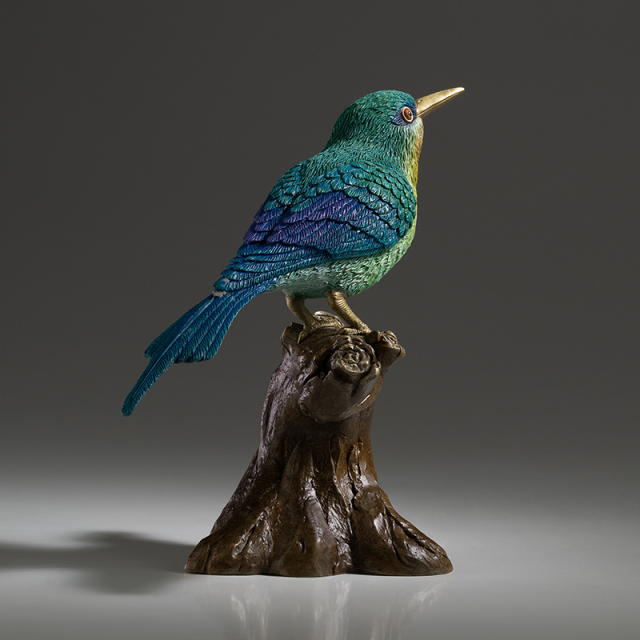 The chestnut throat bee-eater of Master Copper's Hundred Birds Collection