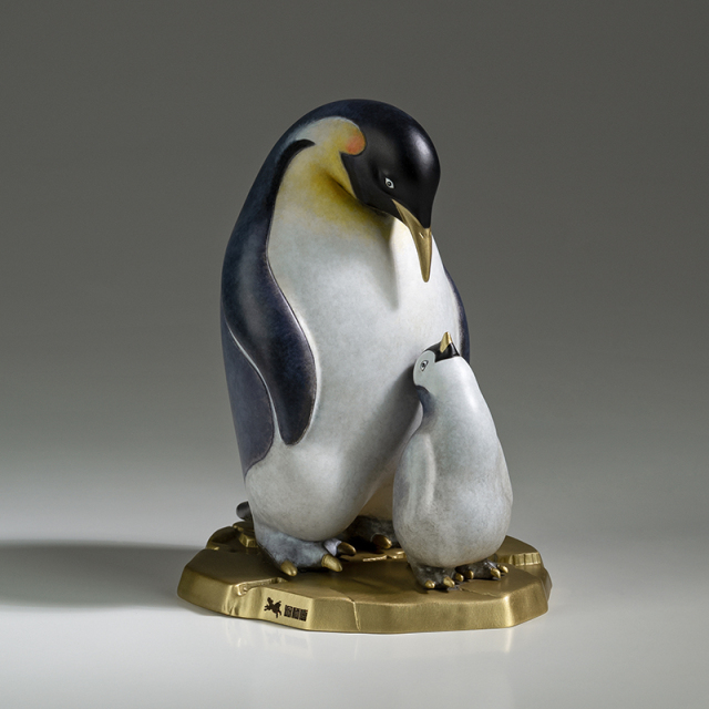 Emperor Penguin in Master Copper's Collection of 100 Birds