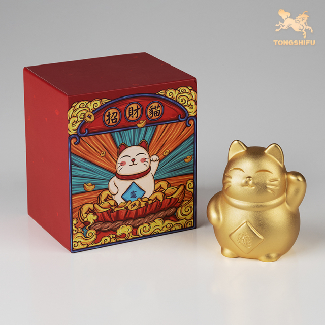 FORTUNE CAT (GOLD PLATED)