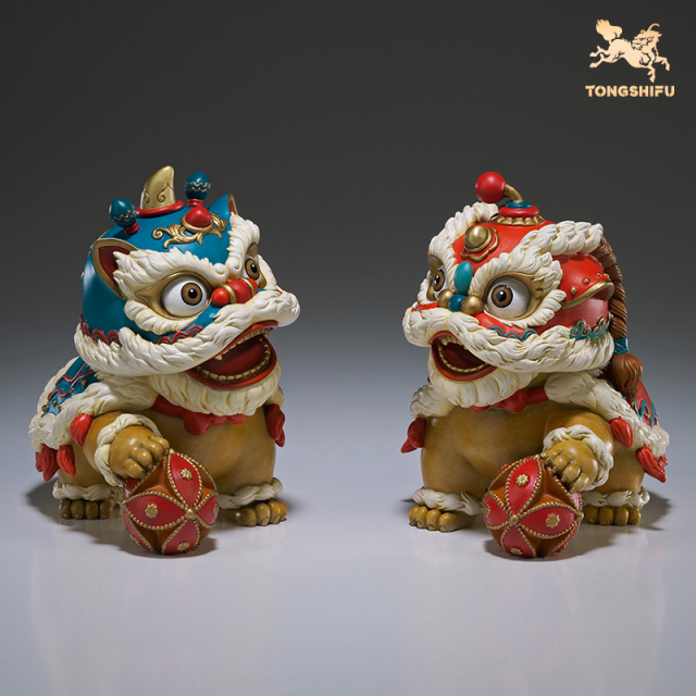 TzFioy 3008Pcs Model Lion Dance Chinese Traditional Culture