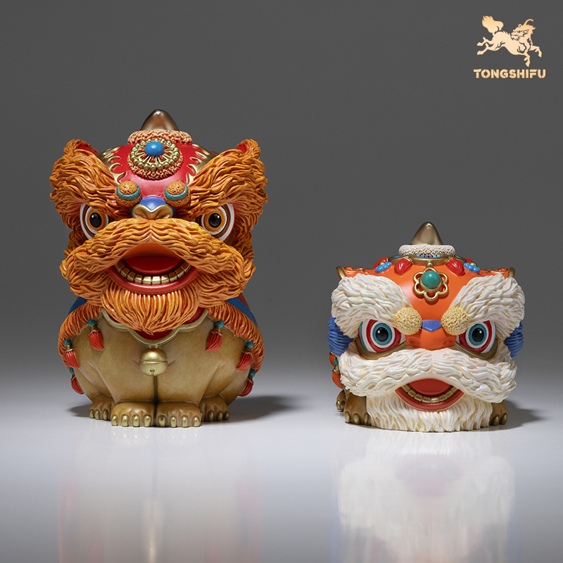 AUSPICIOUS & DESIRABLE DANCING LIONS