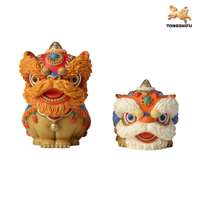 AUSPICIOUS & DESIRABLE DANCING LIONS