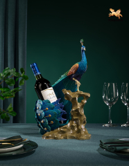 PEACOCK WINE HOLDER