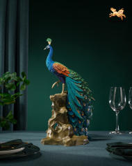 PEACOCK WINE HOLDER