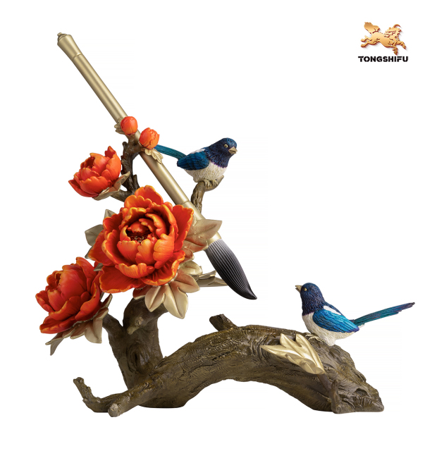 Miao Bi Sheng Hua Table Decor /Birds # Flowers