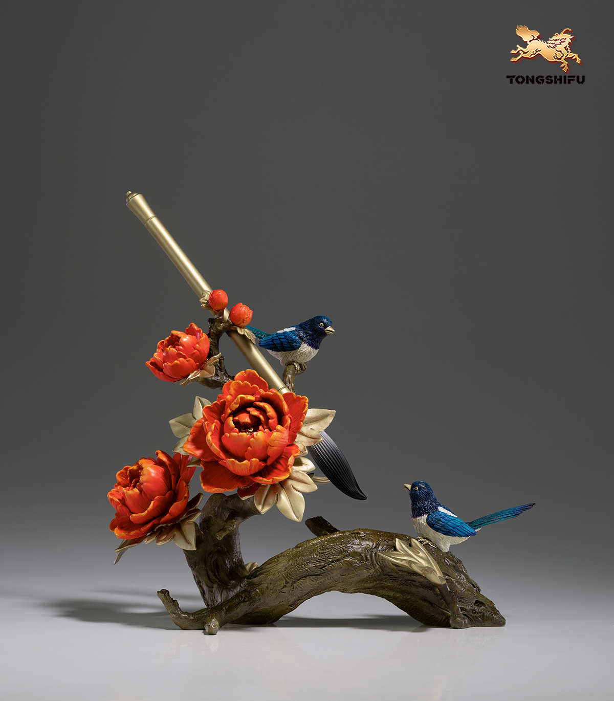 Miao Bi Sheng Hua Table Decor /Birds # Flowers