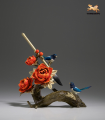 Miao Bi Sheng Hua Table Decor /Birds # Flowers