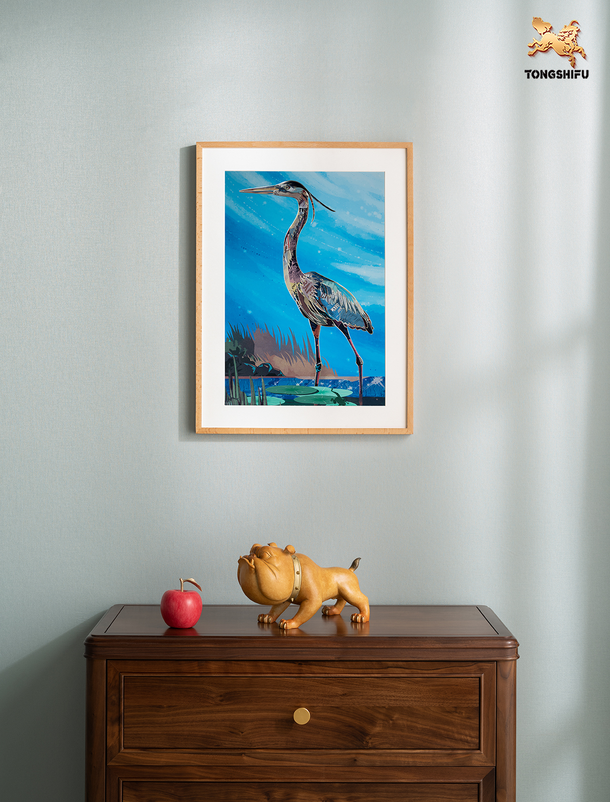 THE BLUE HERON