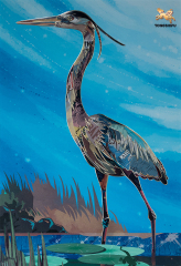 THE BLUE HERON