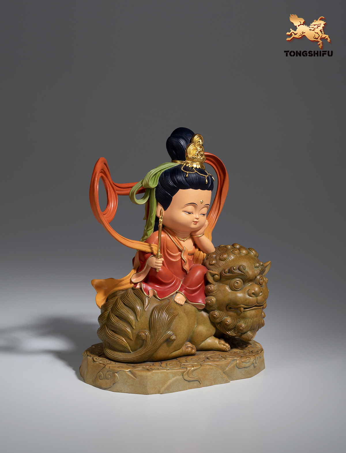 BUDDHA STATUE--WENSHU( cute version)
