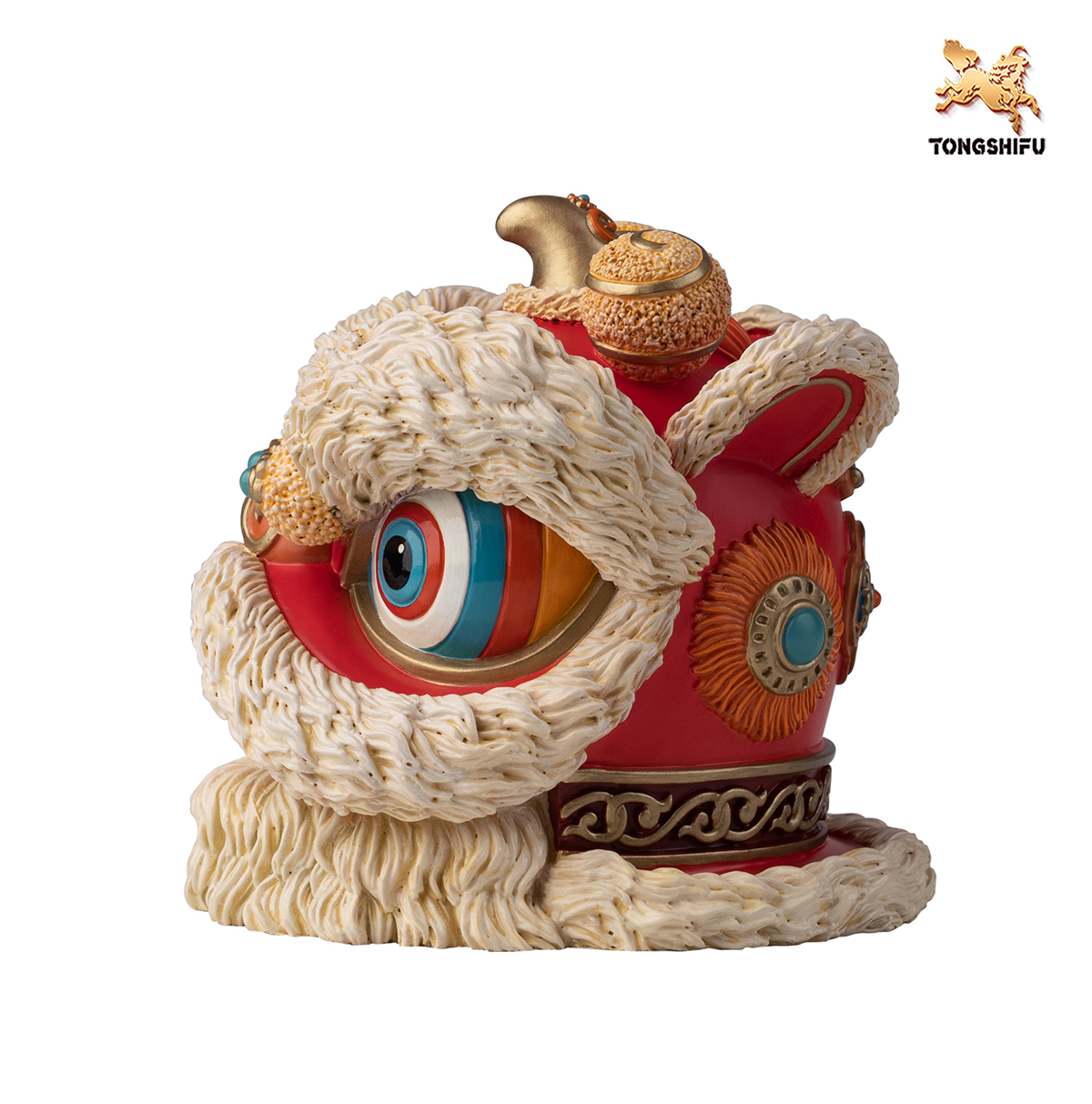 THE DANCING LION HEAD